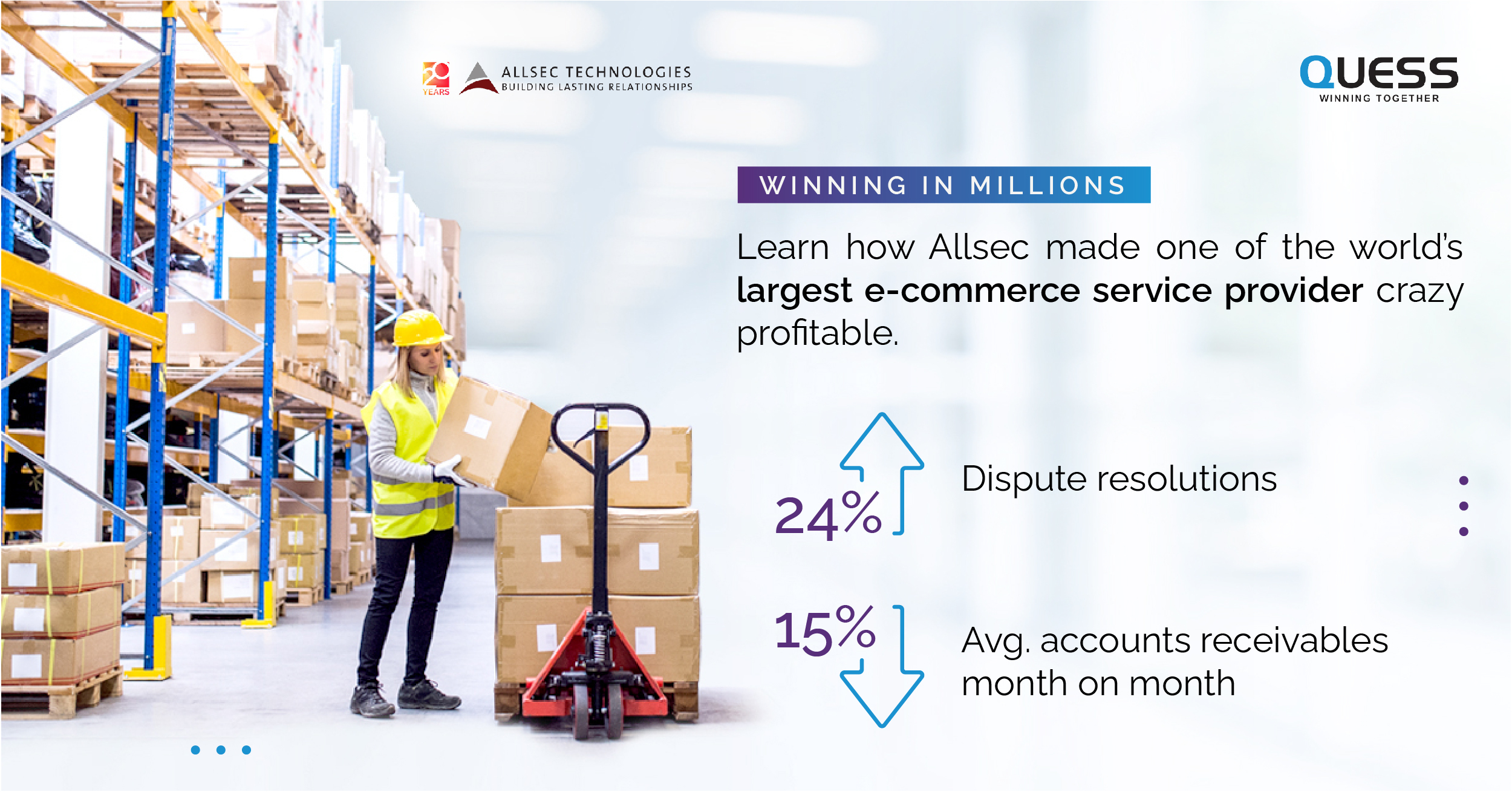 Winning in millions AP/AR services case study